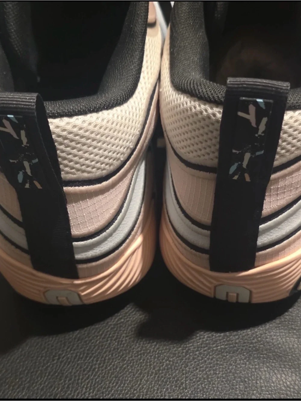 Jordan Men's Athletic Shoes in Pastel Multicolor with Black Accents
